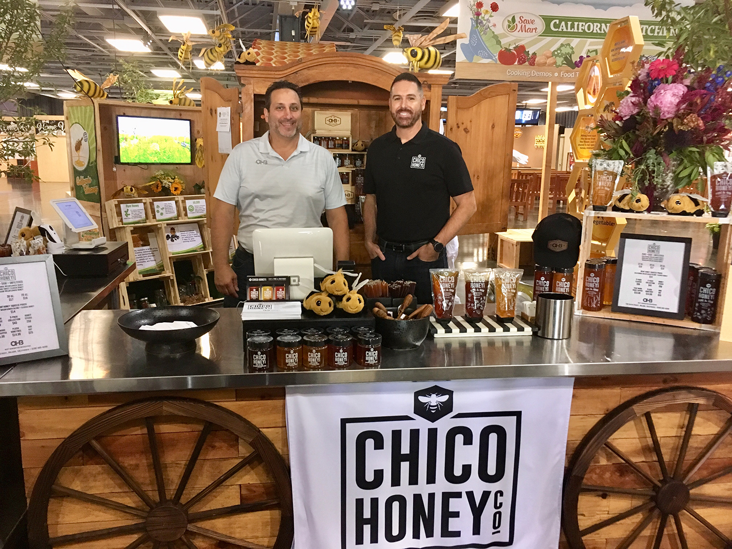 CA Honey Sampling & Sales Booth, Chico Honey Co.