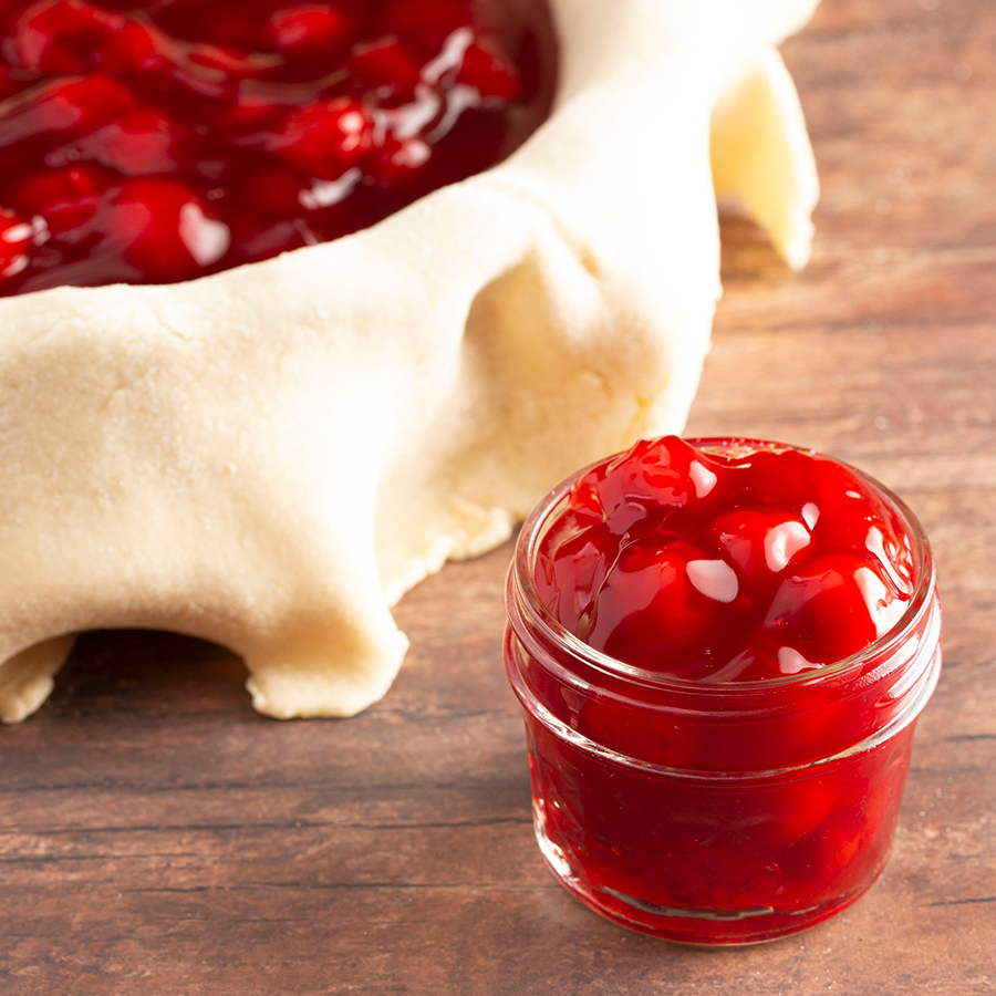 Jam and pie. Canning and Baking Photo - Square